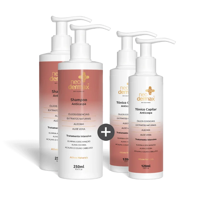 Kit capilar [2 Shampoo +2 Tônicos]